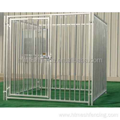 Bars Dog Kennel with Solid Metal Roof